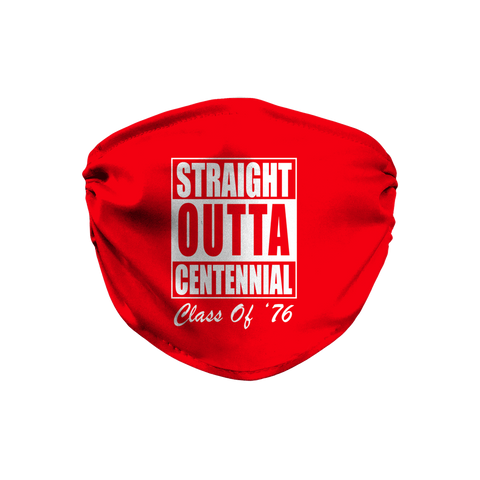 STRAIGHT OUTTA CENTENNIAL '76 Face Mask