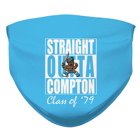 STRAIGHT OUTTA COMPTON 79 = COL. BLUE Face Mask