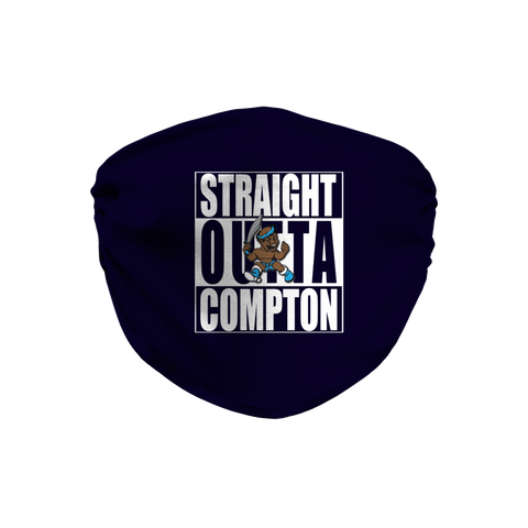 STRAIGHT OUTTA COMPTON - NAVY Face Mask