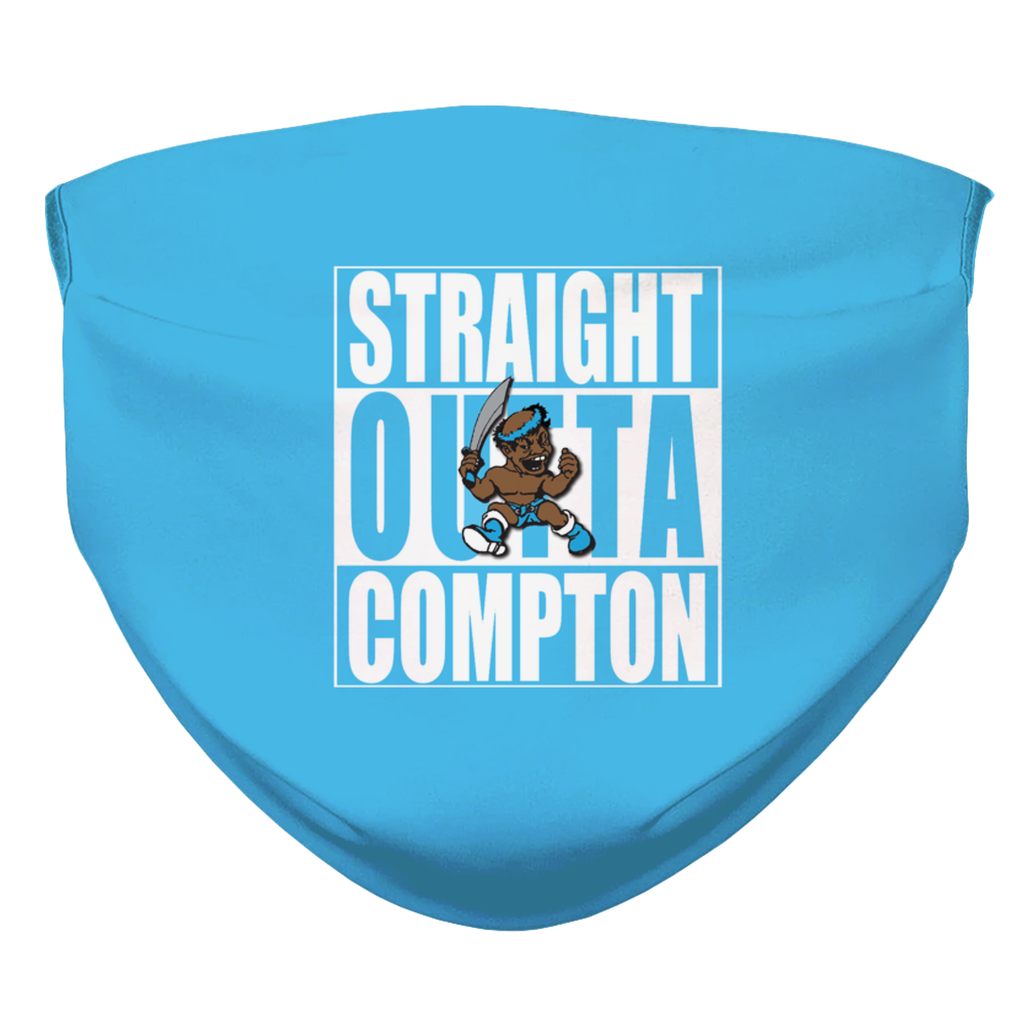 STRAIGHT OUTTA COMPTON = COL. BLUE Face Mask