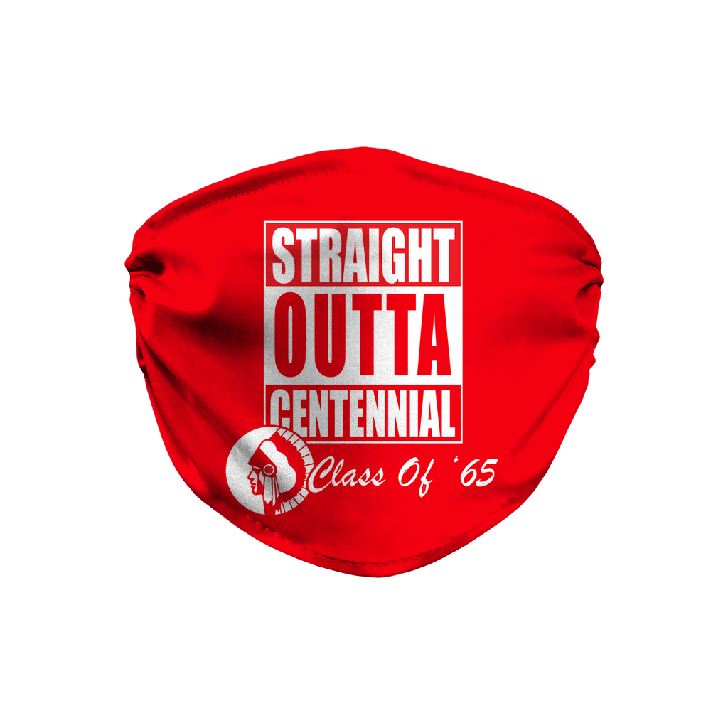 STRAIGHT OUTTA CENTENNIAL '65 Face Mask