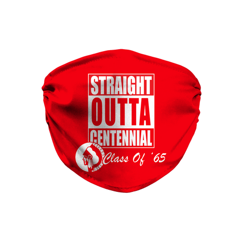 STRAIGHT OUTTA CENTENNIAL '65 Face Mask