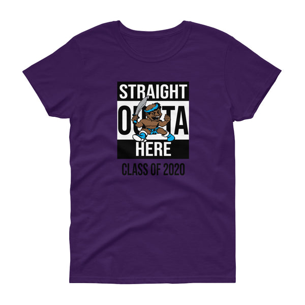 STRAIGHT OUTTA HERE 2020 Women's short sleeve t-shirt - repcpt.com