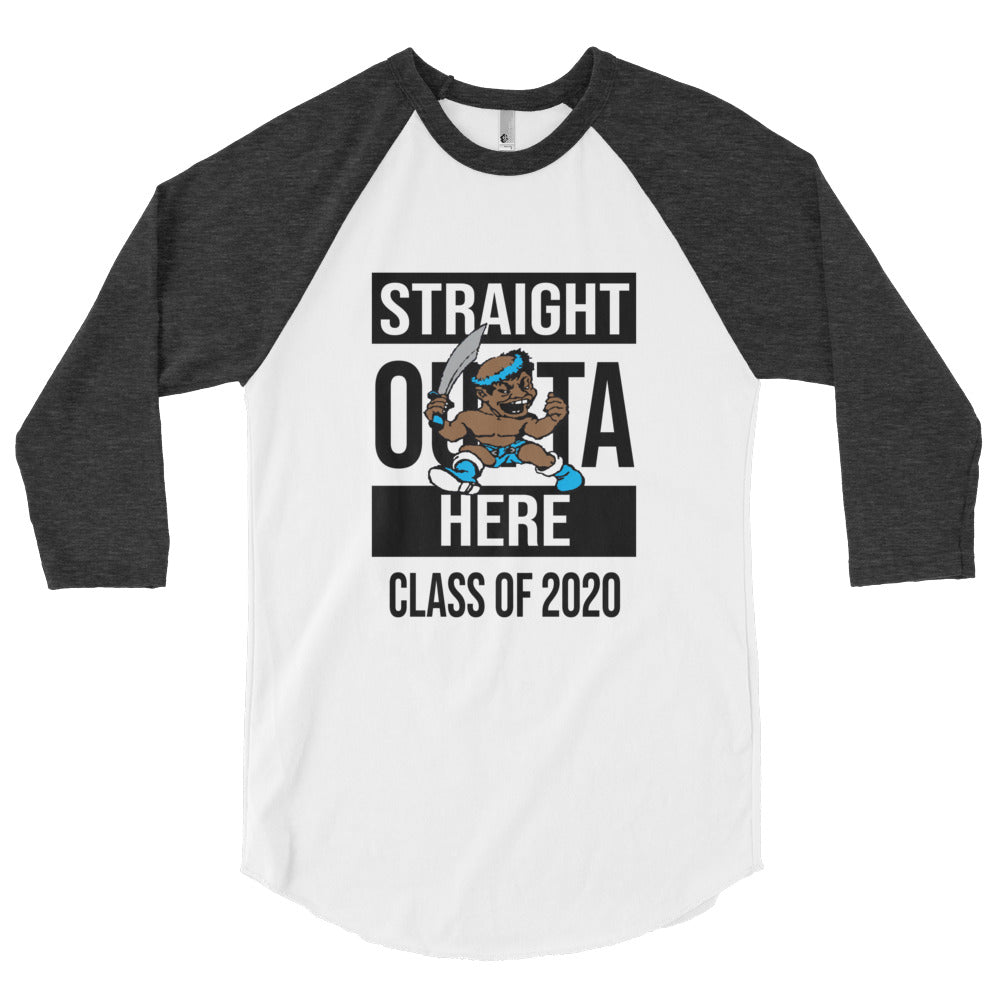 STRAIGHT OUTTA HERE 2020 3/4 sleeve raglan shirt - repcpt.com