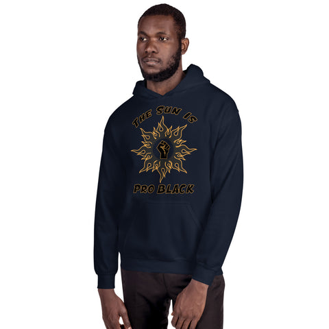 Sun is Pro Black Hooded Sweatshirt - repcpt.com