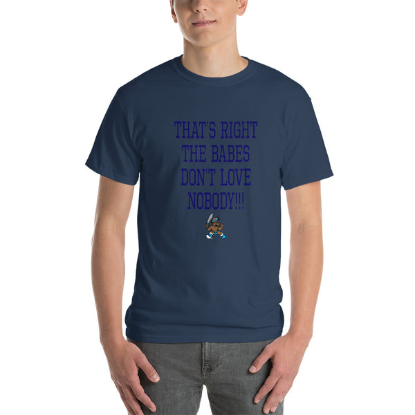 THE BABES - NAVY Short Sleeve T-Shirt - repcpt.com
