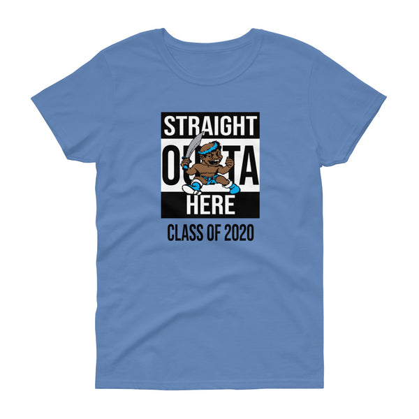 STRAIGHT OUTTA HERE 2020 Women's short sleeve t-shirt - repcpt.com