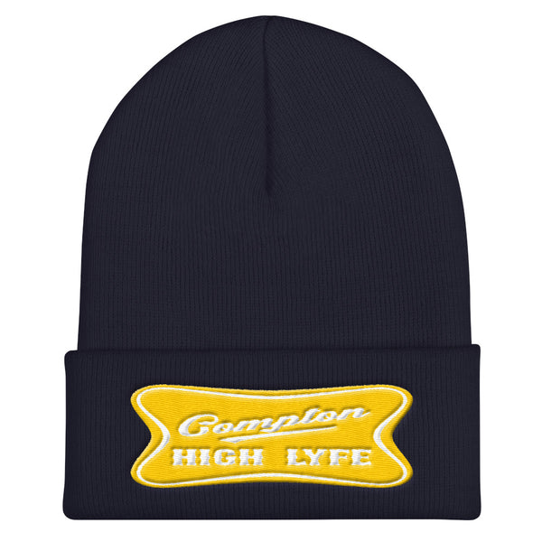 Compton High Lyfe Cuffed Beanie - repcpt.com
