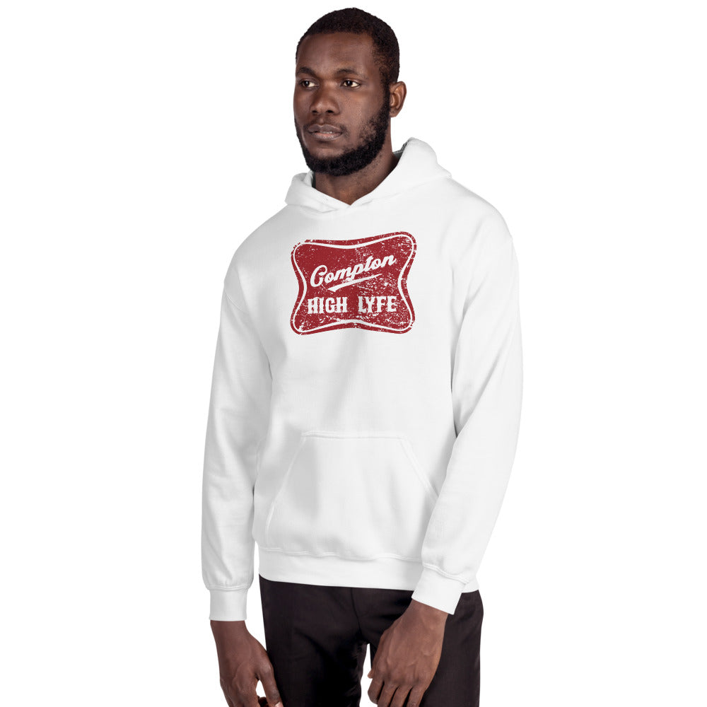 High Lyfe Red Hooded Sweatshirt - repcpt.com