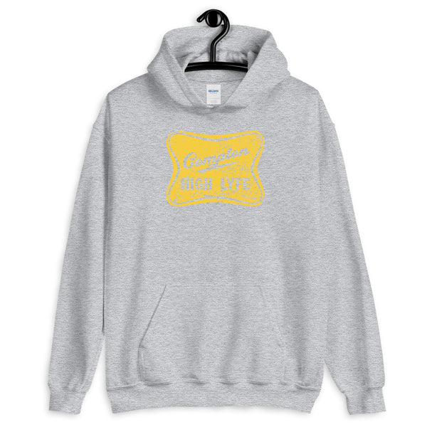 High Lyfe Yellow Hooded Sweatshirt - repcpt.com