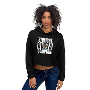 STRAIGHT OUTTA COMPTON Crop Hoodie - repcpt.com