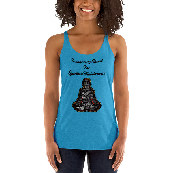 Spiritual Maintenance  Racerback Tank - repcpt.com