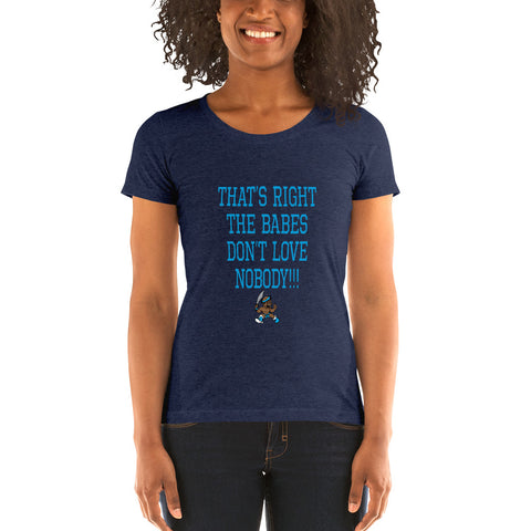 THE BABES - COL. BLUE Ladies' short sleeve t-shirt - repcpt.com