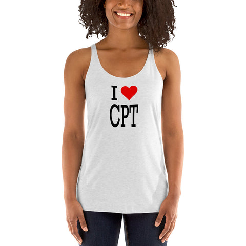 I Heart CPT  Racerback Tank - repcpt.com