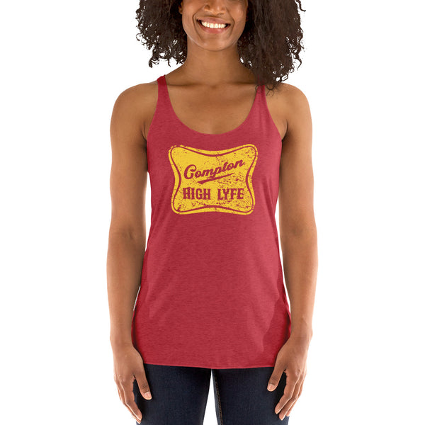 High Lyfe Yellow Women's Racerback Tank - repcpt.com