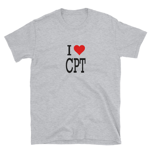 I Heart CPT Unisex T-Shirt - repcpt.com