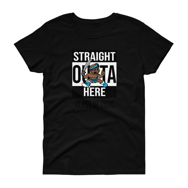 STRAIGHT OUTTA HERE 2020 Women's short sleeve t-shirt - repcpt.com