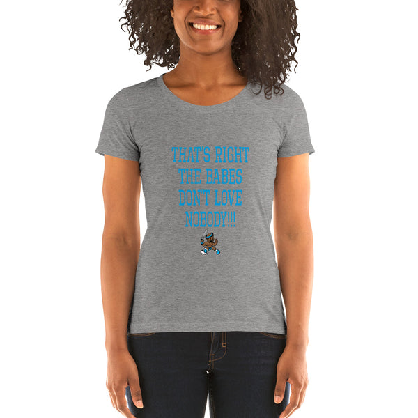 THE BABES - COL. BLUE Ladies' short sleeve t-shirt - repcpt.com