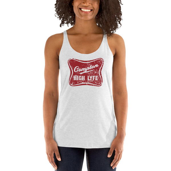 Compton High Lyfe Red Racerback Tank - repcpt.com