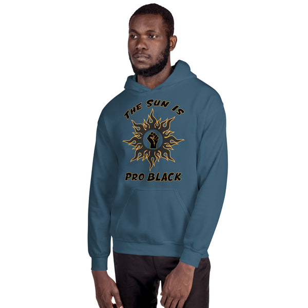 Sun is Pro Black Hooded Sweatshirt - repcpt.com