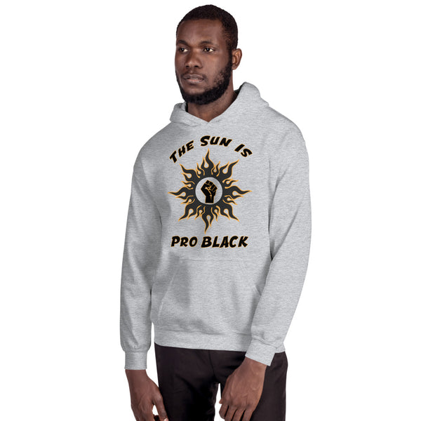 Sun is Pro Black Hooded Sweatshirt - repcpt.com