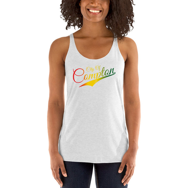 City of Compton 1 Love  Racerback Tank - repcpt.com