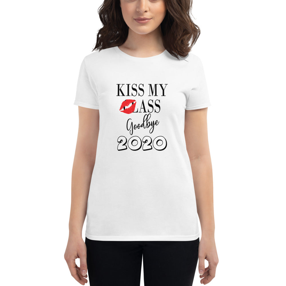 KISS MY CLASS GOODBYE Women's short sleeve t-shirt - repcpt.com