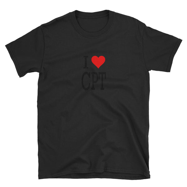 I Heart CPT Unisex T-Shirt - repcpt.com