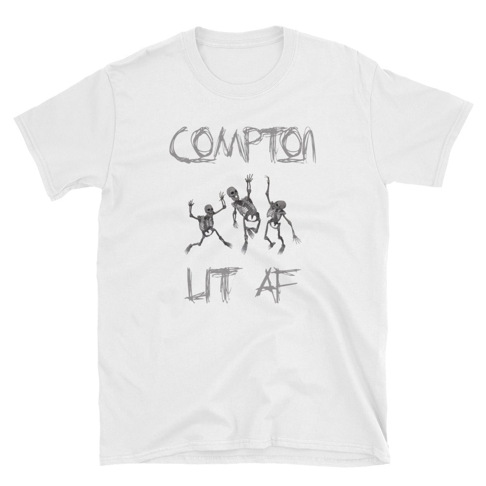 Compton LIT AF Halloween Unisex T-Shirt - repcpt.com