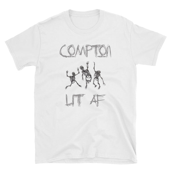 Compton LIT AF Halloween Unisex T-Shirt - repcpt.com