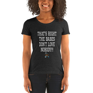 THE BABES - WHITE Ladies' short sleeve t-shirt - repcpt.com