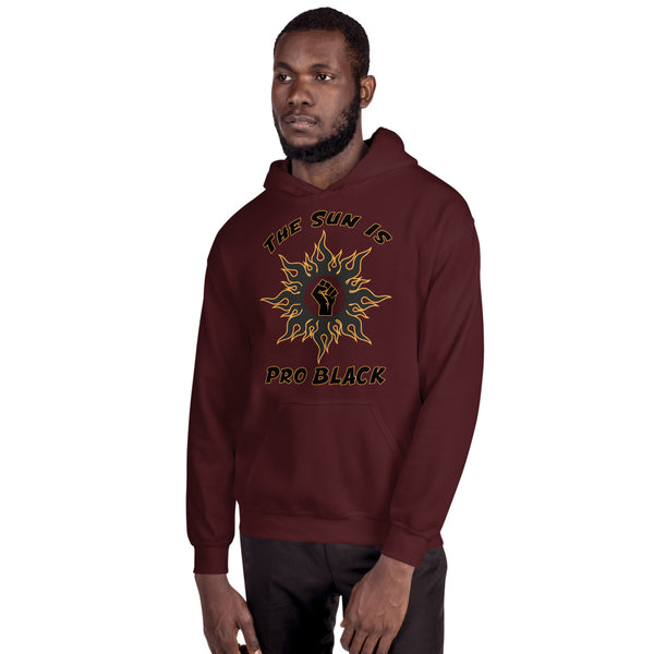 Sun is Pro Black Hooded Sweatshirt - repcpt.com