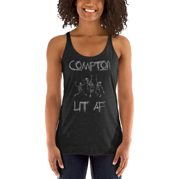 Compton LIT AF Halloween Racerback Tank - repcpt.com