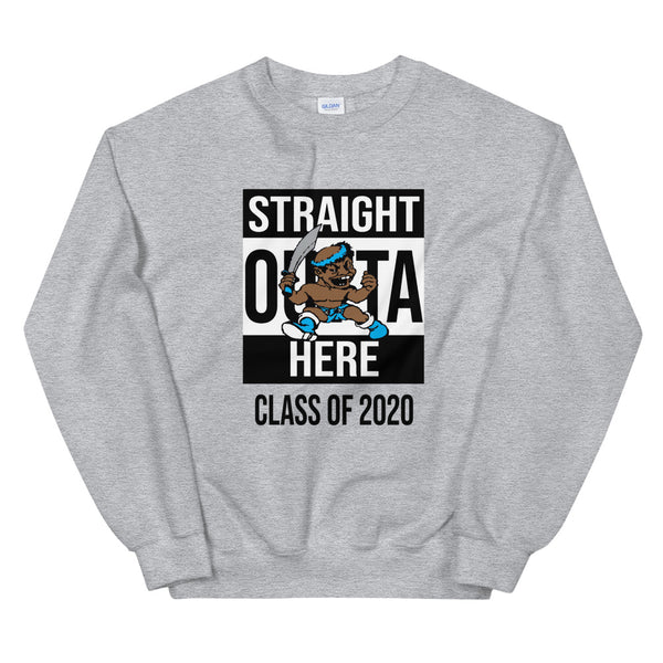 STRAIGHT OUTTA HERE 2020 Unisex Sweatshirt - repcpt.com