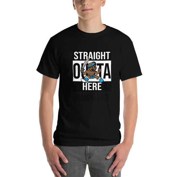 STRAIGHT OUTTA HERE 2020 Short Sleeve T-Shirt - repcpt.com