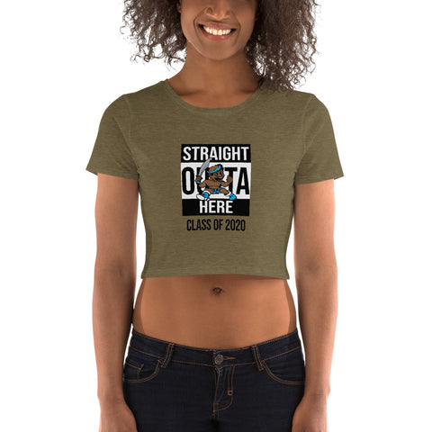 STRAIGHT OUTTA HERE 2020 Women’s Crop Tee - repcpt.com