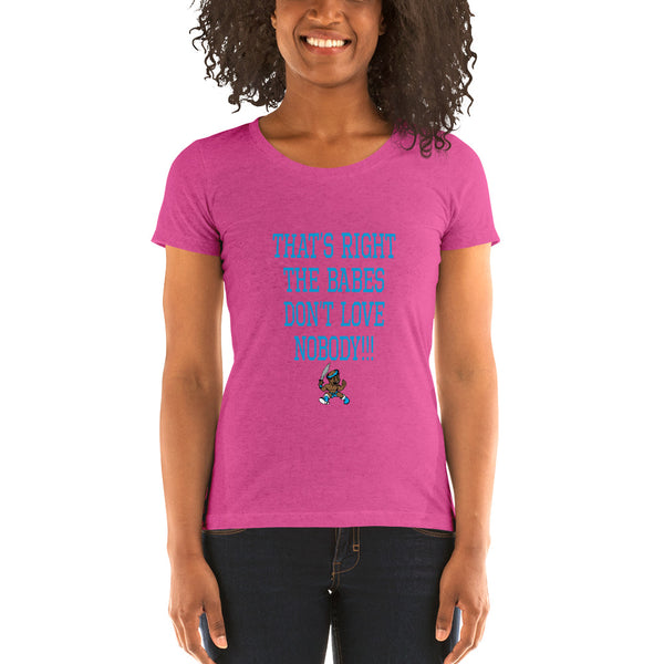 THE BABES - COL. BLUE Ladies' short sleeve t-shirt - repcpt.com