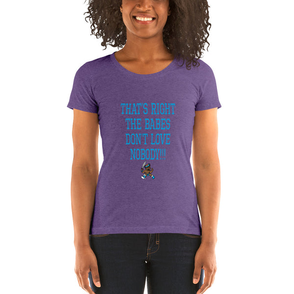 THE BABES - COL. BLUE Ladies' short sleeve t-shirt - repcpt.com