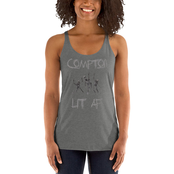 Compton LIT AF Halloween Racerback Tank - repcpt.com