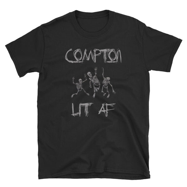 Compton LIT AF Halloween Unisex T-Shirt - repcpt.com