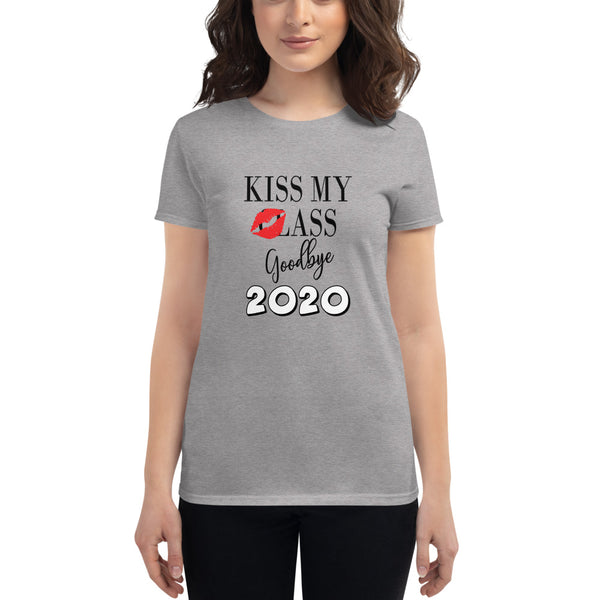 KISS MY CLASS GOODBYE Women's short sleeve t-shirt - repcpt.com