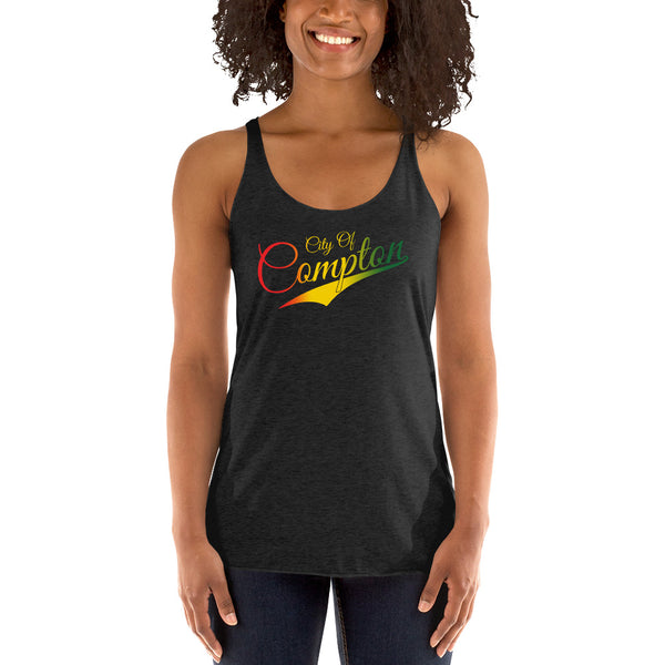 City of Compton 1 Love  Racerback Tank - repcpt.com