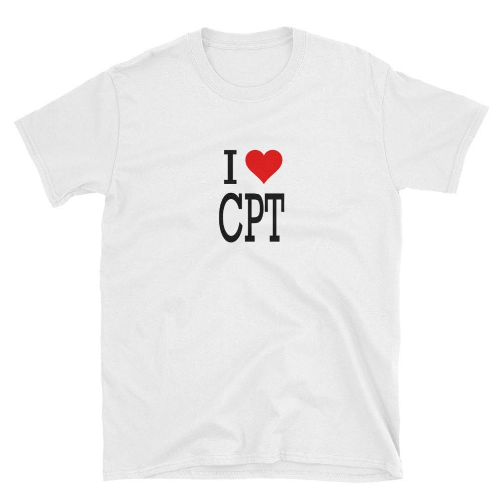 I Heart CPT Unisex T-Shirt - repcpt.com