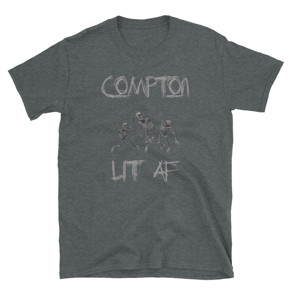 Compton LIT AF Halloween Unisex T-Shirt - repcpt.com