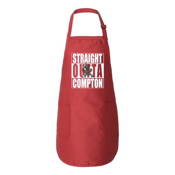 STRAIGHT OUTTA COMPTON Full-Length Apron with Pockets - repcpt.com