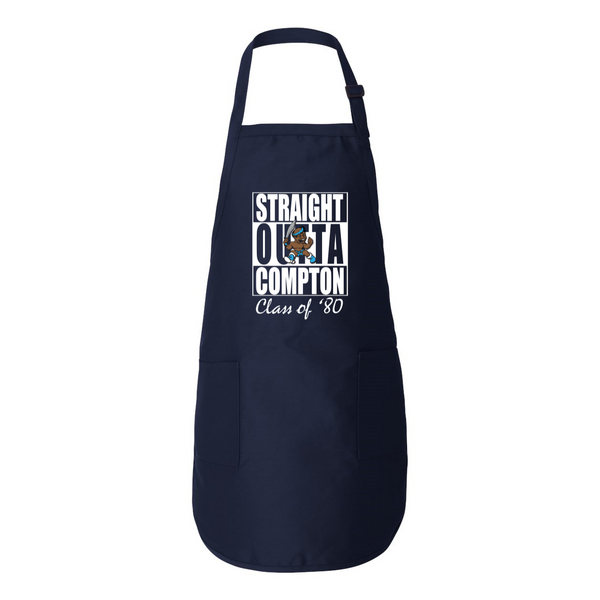 STRAIGHT OUTTA COMPTON '80 Full-Length Apron with Pockets - repcpt.com