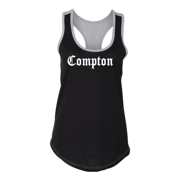 COMPTON Women's Ideal Colorblock Racerback Tank - repcpt.com