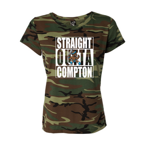 STRAIGHT OUTTA COMPTON Women's Camo Tee - repcpt.com