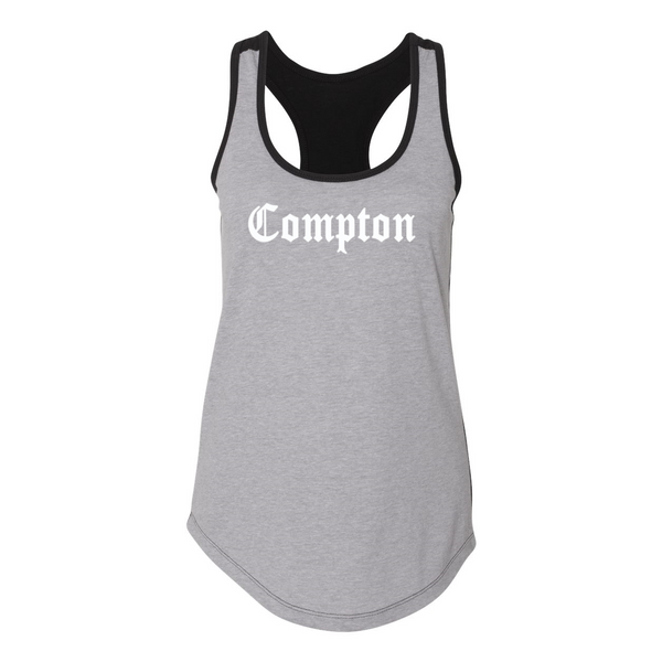 COMPTON Women's Ideal Colorblock Racerback Tank - repcpt.com