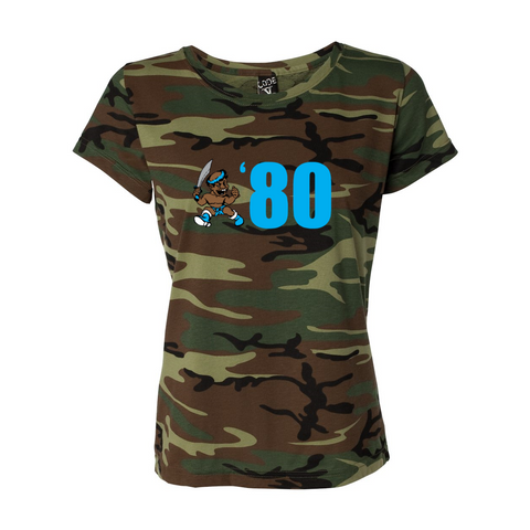 TARBABE '80 Women's Camo Tee - repcpt.com